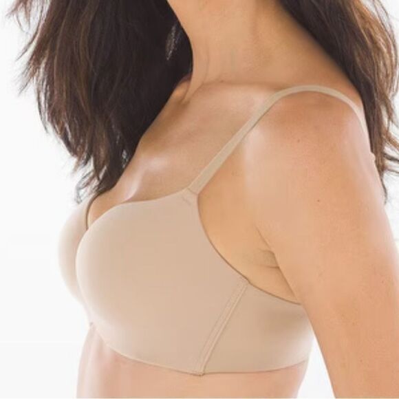 NWT Soma Enbliss Lifting Demi Light Nude Bra Size 32A - Picture 1 of 5